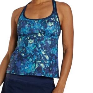 NWT Nike Women's Racerback Tankini Swim Top